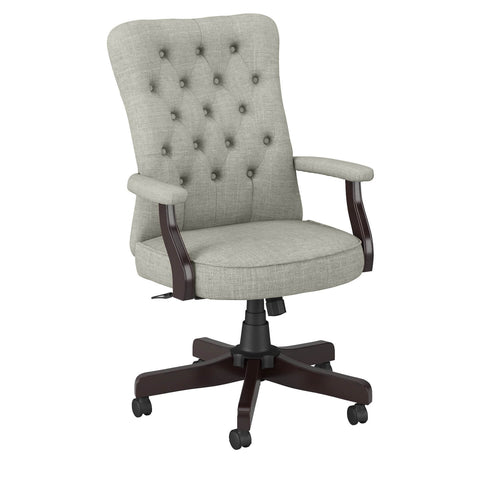 High Back Tufted Office Chair with Arms