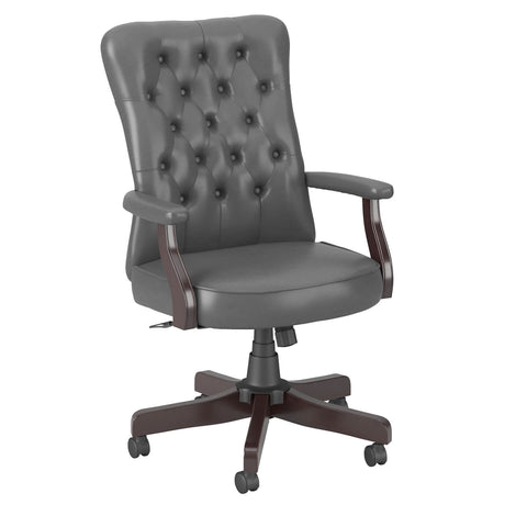 High Back Tufted Office Chair with Arms