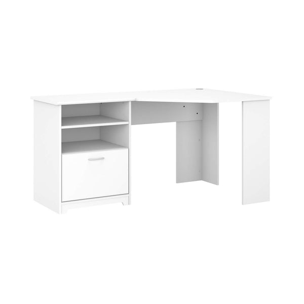 60W Corner Desk with Storage