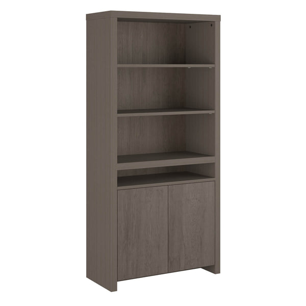 Tall 6 Shelf Bookcase with Doors