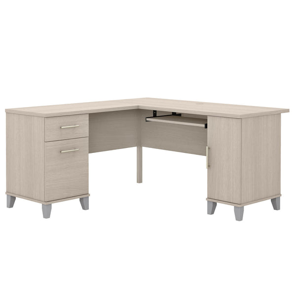 60W L Shaped Desk with Storage