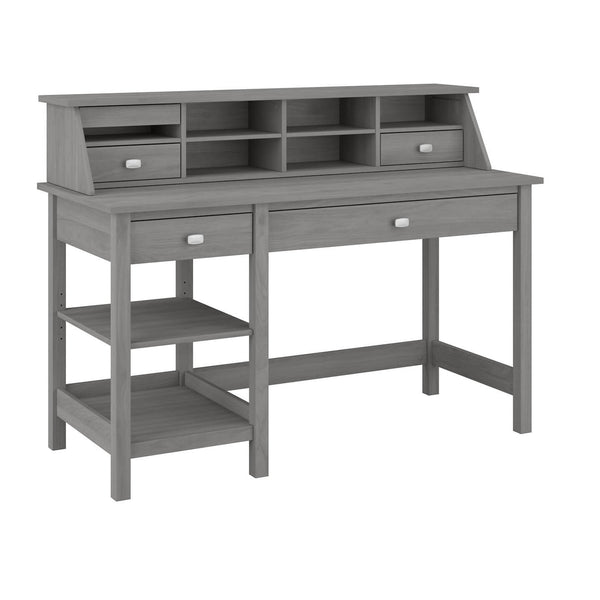 54W Computer Desk with Shelves and Desktop Organizer