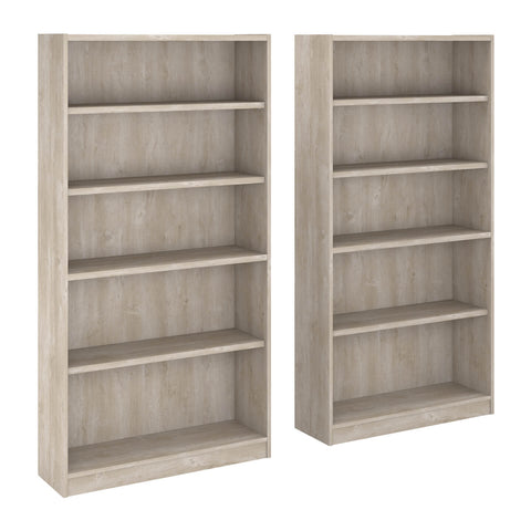 5 Shelf Bookcase Set of 2