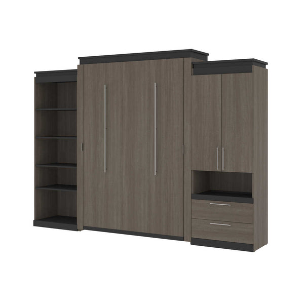 Queen Murphy Bed with Multifunctional Storage (125W)