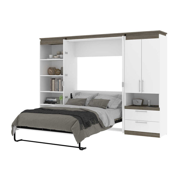 Full Murphy Bed with Multifunctional Storage (119W)