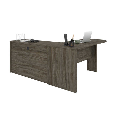 L-Shaped Desk with Pedestal