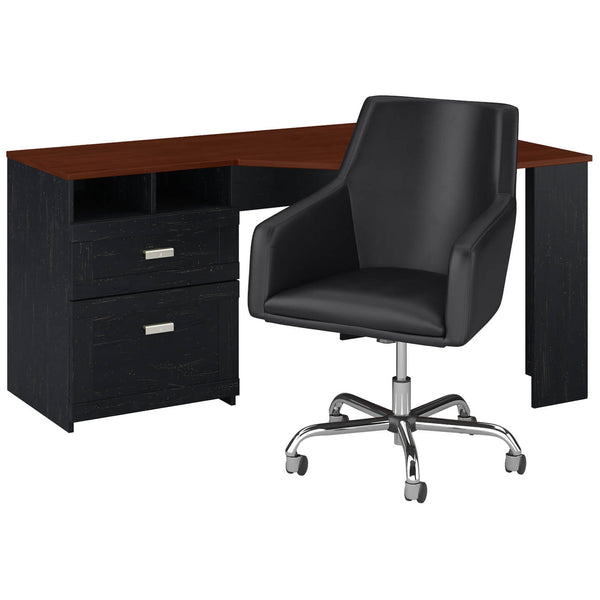 60W Reversible Corner Desk and Chair Set