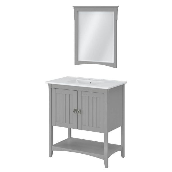 32W Bathroom Vanity Sink with Mirror