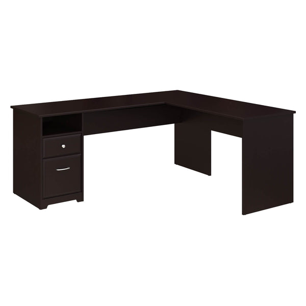 72W L Shaped Computer Desk with Drawers