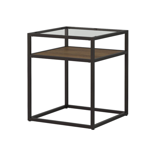 Glass Top End Table