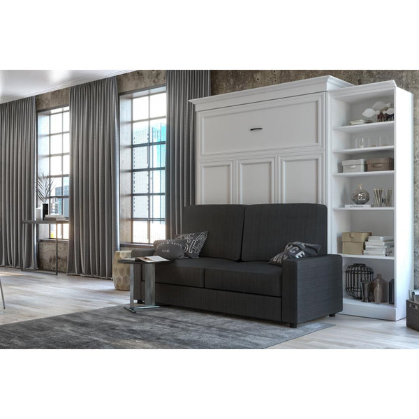 Queen Murphy Bed with Sofa and Closet Organizer (97W)