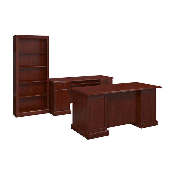 Manager's Desk, Credenza and Bookcase