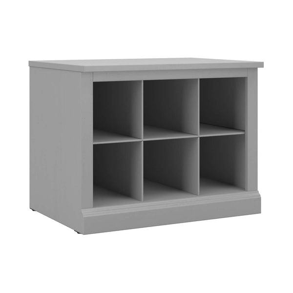 24W Small Shoe Bench with Shelves