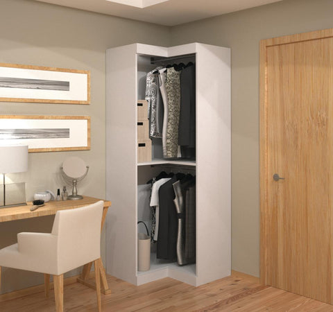 33W Corner Closet Organizer