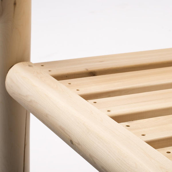 White Cedar 4‘ Settee Rocker