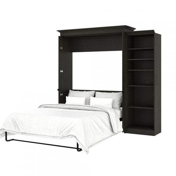 Queen Murphy Bed with Shelves (92W)