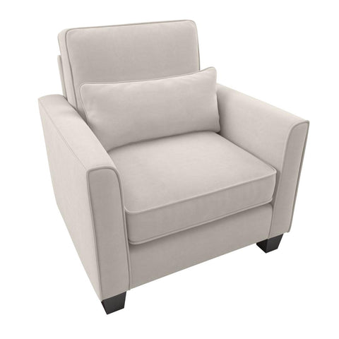 Accent Chair with Slanted Armrests