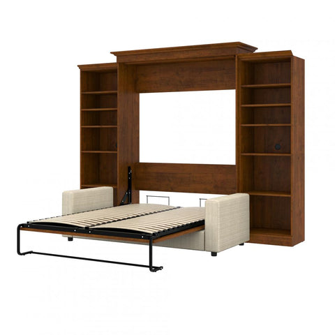 Queen Murphy Bed with Sofa and Closet Organizers (115W)