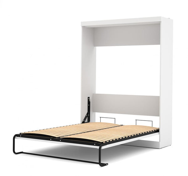 Queen Murphy Bed with Open and Concealed Storage (126W)