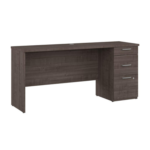 65W Computer Desk with Drawers