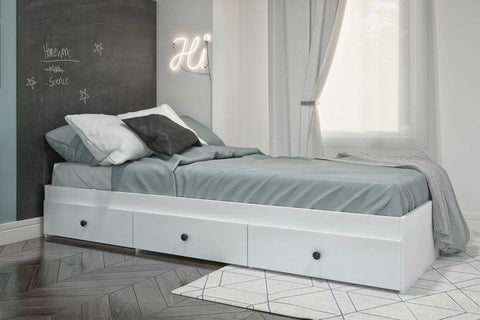 42W Twin Platform Storage Bed