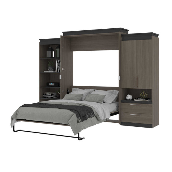 Queen Murphy Bed with Multifunctional Storage (125W)