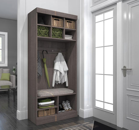 36W Mudroom Storage Unit with Bench