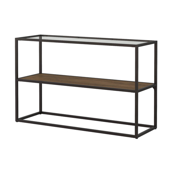 Glass Top Console Table