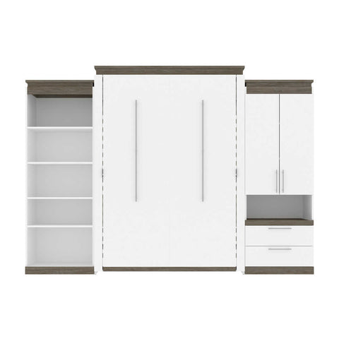 Queen Murphy Bed with Multifunctional Storage (125W)