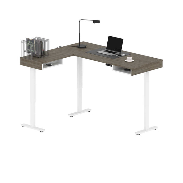 72W L-Shaped Standing Desk