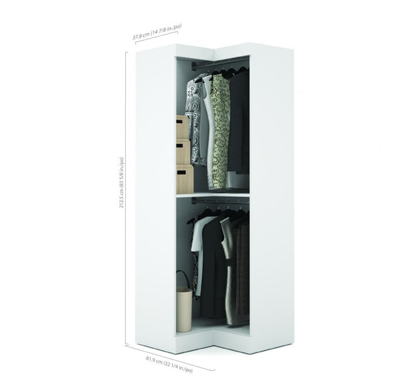 33W Corner Closet Organizer