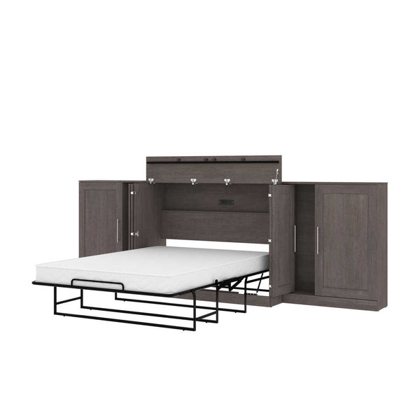 Full Cabinet Bed with Mattress and two 36″ Storage Units