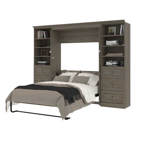 Full Murphy Bed with Closet Storage (114W)