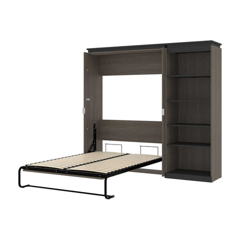 Full Murphy Bed with Shelves (91W)