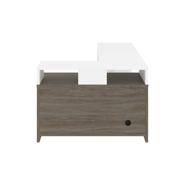 56W L-Shaped Desk