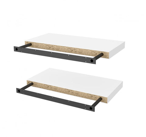 Set of 24W x 12D Floating Shelves