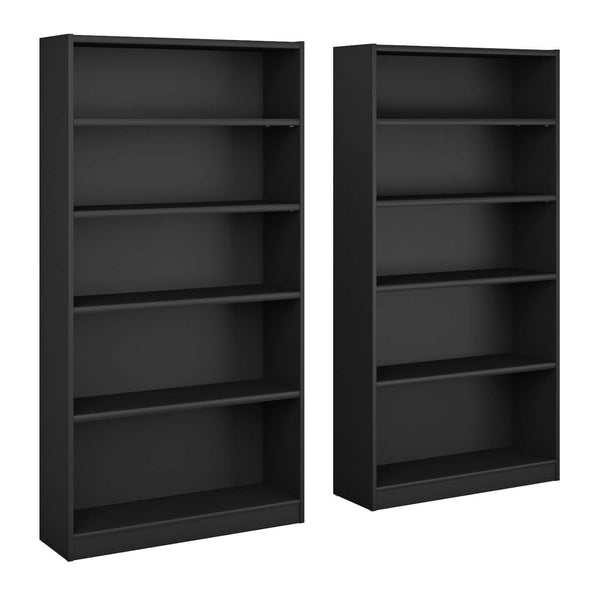 5 Shelf Bookcase Set of 2