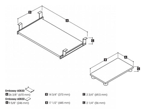 Keyboard Tray and CPU Stand