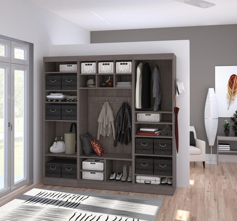 86W Mudroom Storage Unit with Bench