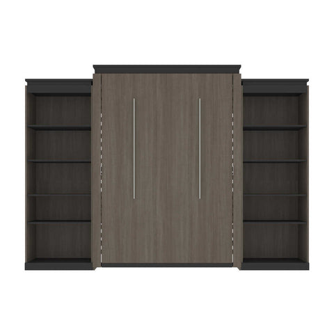 Queen Murphy Bed with Shelves (126W)