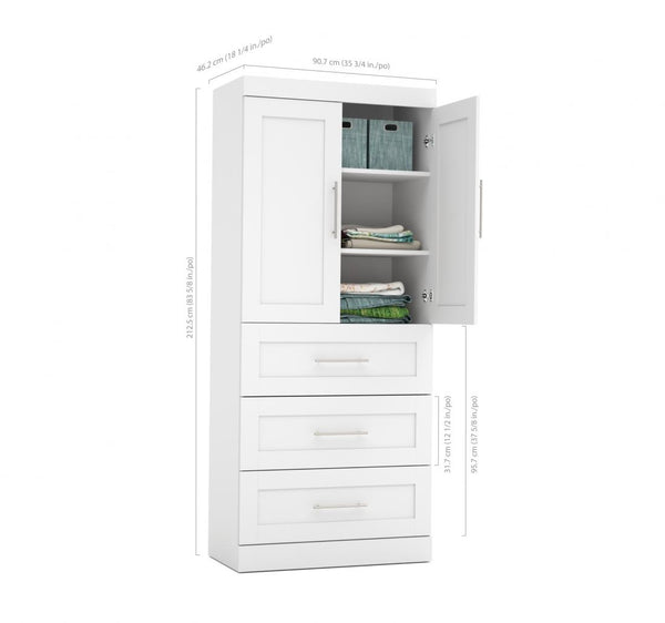 36W Wardrobe with Drawers