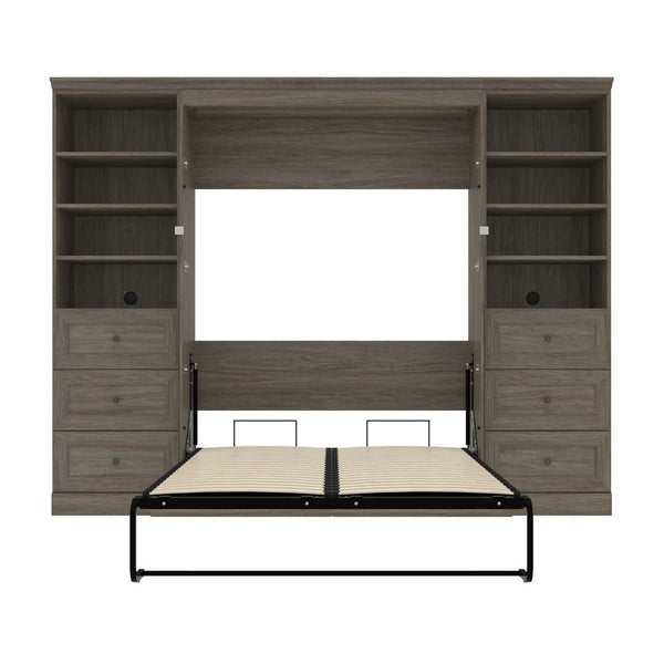 Full Murphy Bed with Closet Storage (114W)