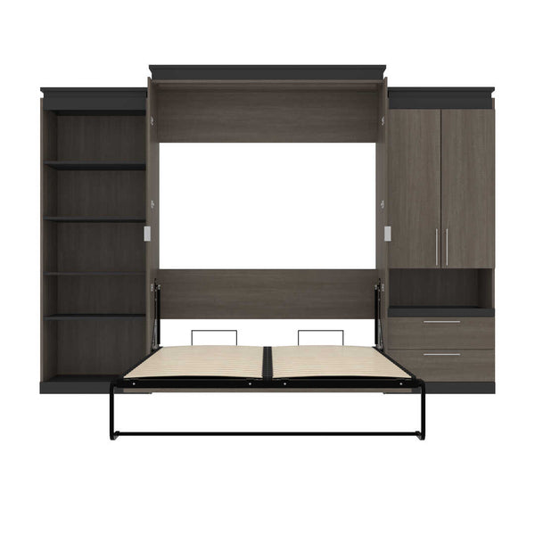 Queen Murphy Bed with Multifunctional Storage (125W)