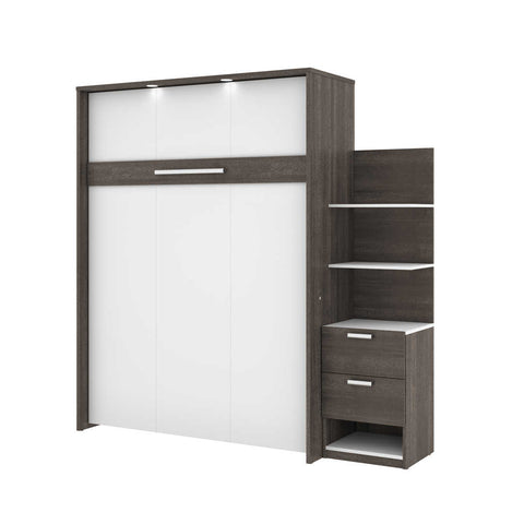 Queen Murphy Bed with Floating Shelves (85W)