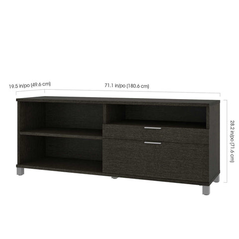 72W Credenza with 2 Drawers