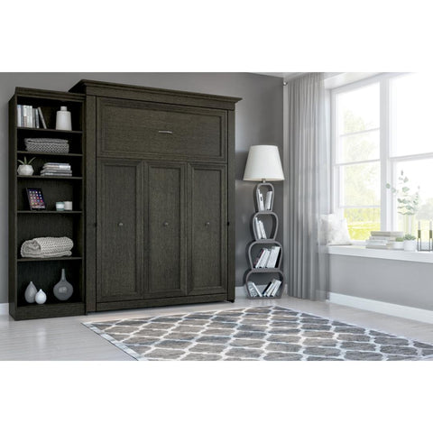 Queen Murphy Bed with Shelves (92W)