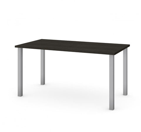 60W Table Desk with Square Metal Legs