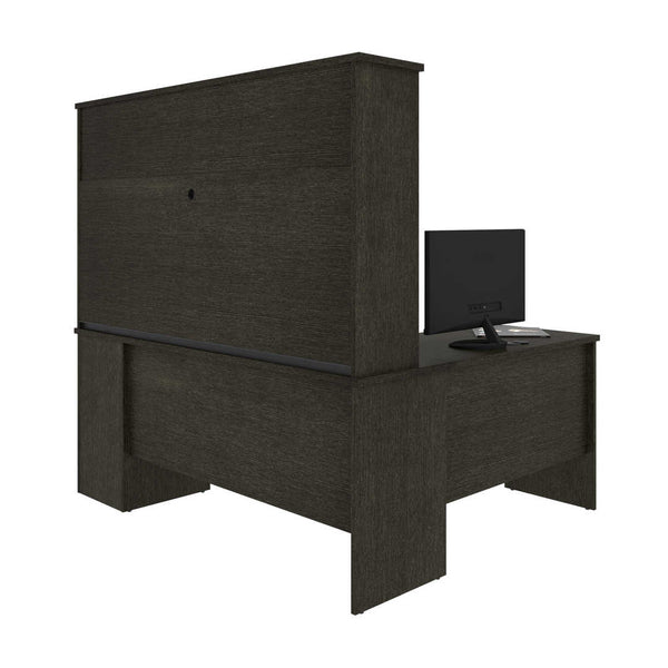 L-Shaped Desk with Hutch