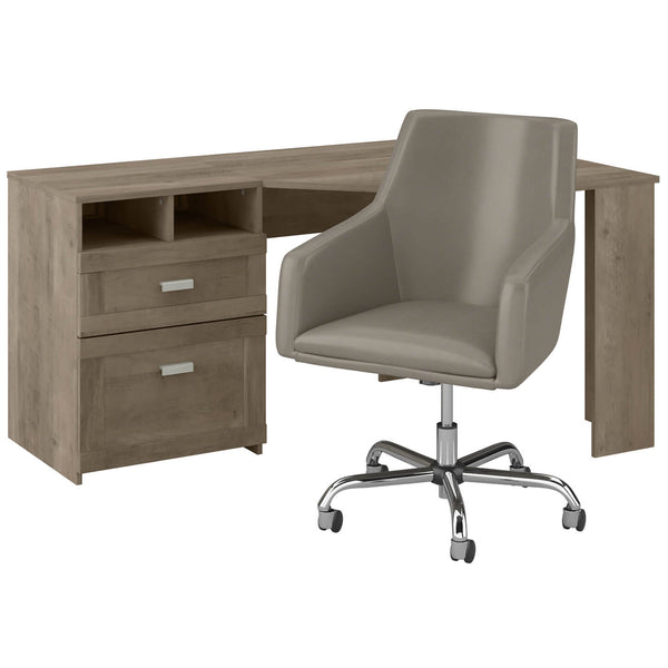 60W Reversible Corner Desk and Chair Set