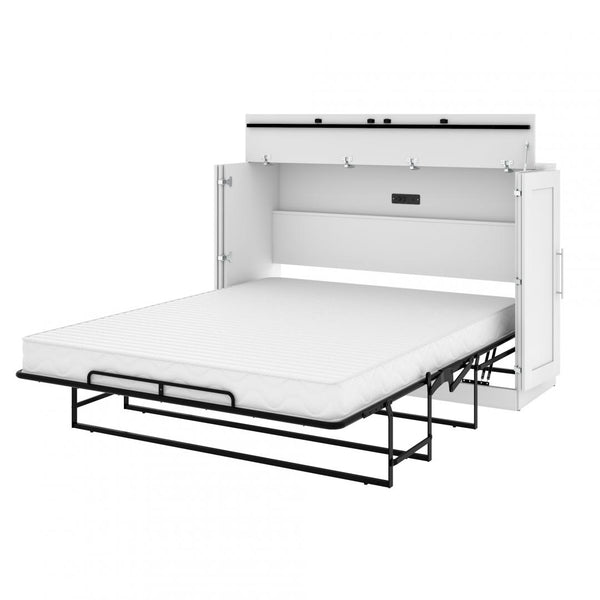 66W Queen Cabinet Bed with Mattress